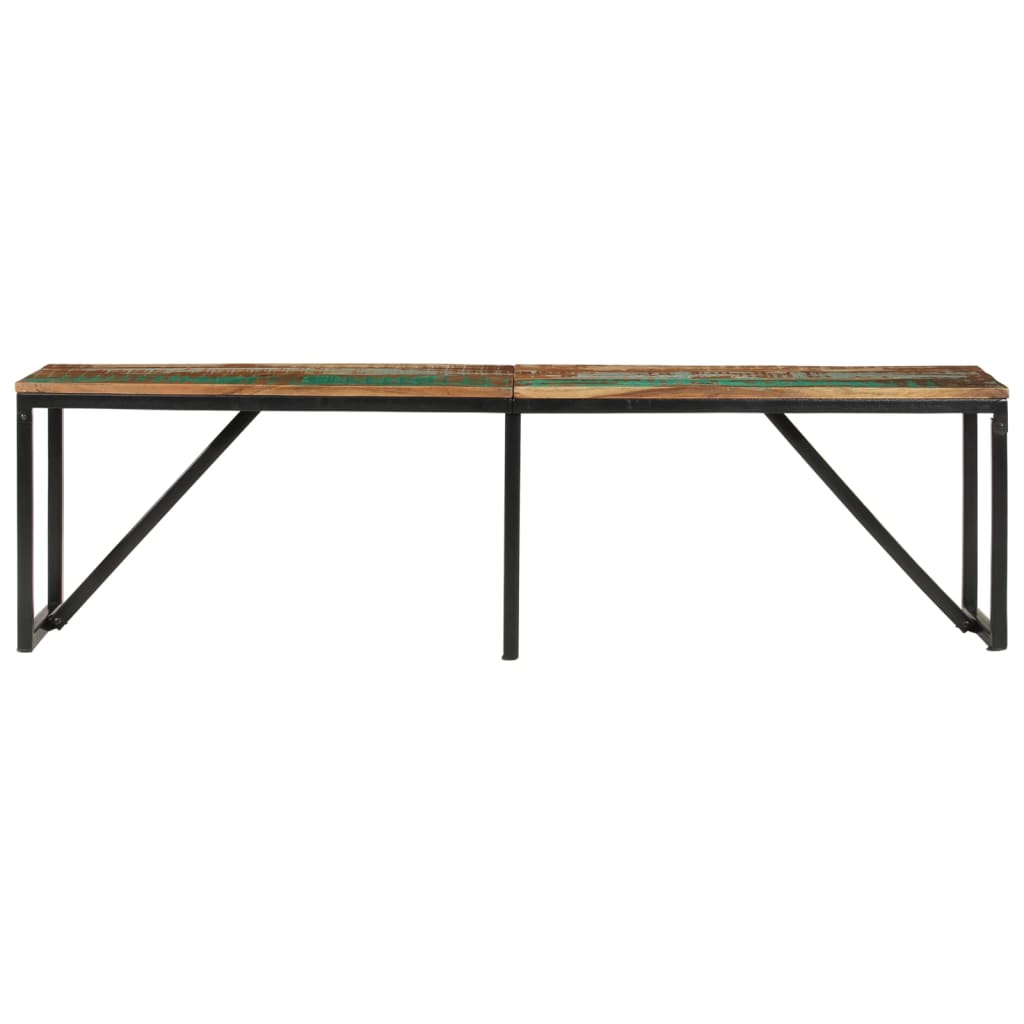 Reclaimed Solid Wood Bench 160x35x46 cm - Eco-Friendly Design