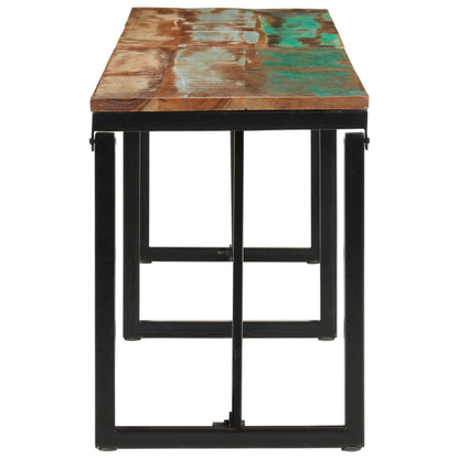 Reclaimed Solid Wood Bench 160x35x46 cm - Eco-Friendly Design
