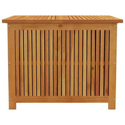 Solid Acacia Wood Garden Storage Box 75x75x58 cm