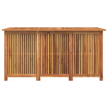 Solid Acacia Wood Garden Storage Box 150x80x75 cm
