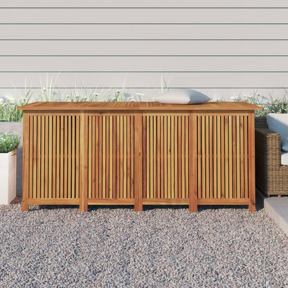 Solid Acacia Garden Storage Box 175x80x75 cm - Durable & Stylish