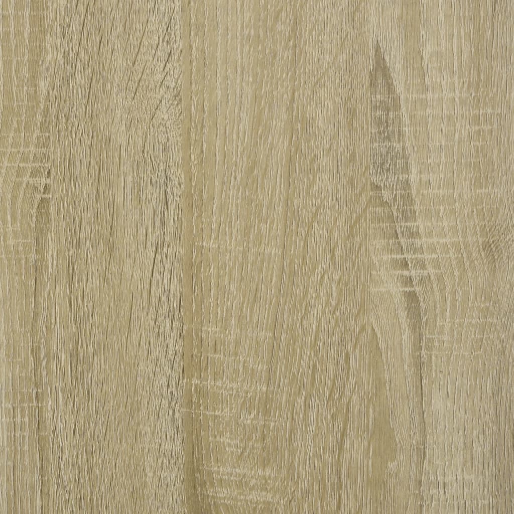 Sonoma Oak Desk with Drawers 102x50x76 cm - Engineered Wood