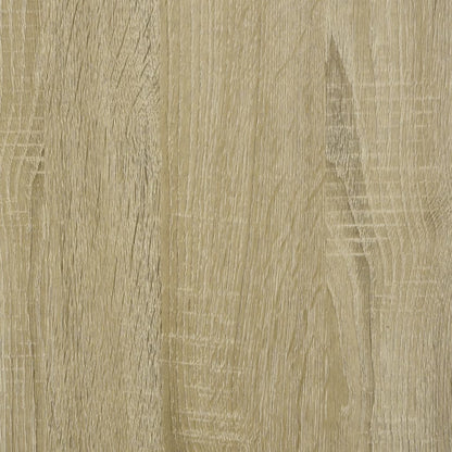Sonoma Oak Desk with Drawers 102x50x76 cm - Engineered Wood