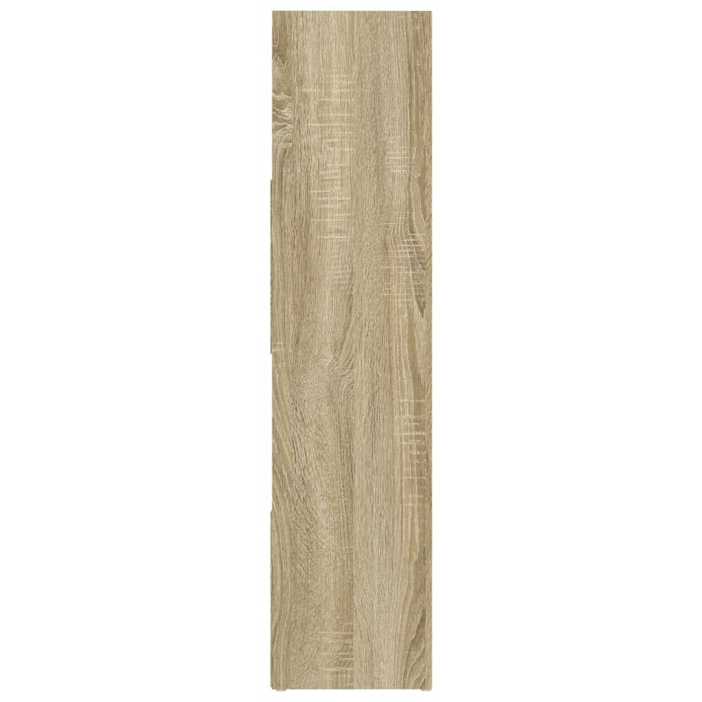 Sonoma Oak Book Cabinet & Room Divider - 105x24x102 cm, Stylish & Functional