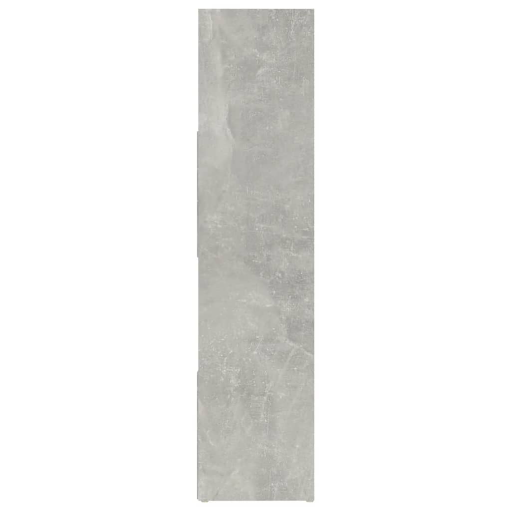 Concrete Grey Book Cabinet/Room Divider 105x24x102 cm