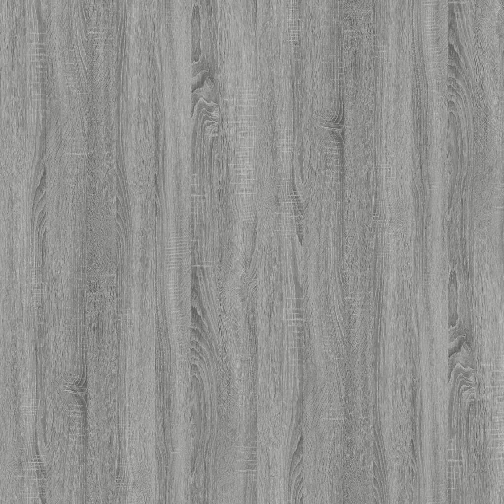 Grey Sonoma Book Cabinet/Room Divider - 105x24x102 cm - Versatile Decor