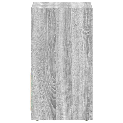 Sonoma Grey Bathroom Cabinet 60x33x61 cm - Engineered Wood