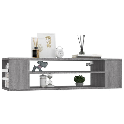 Hanging TV Cabinet Grey Sonoma 100x30x26.5 cm Engineered Wood