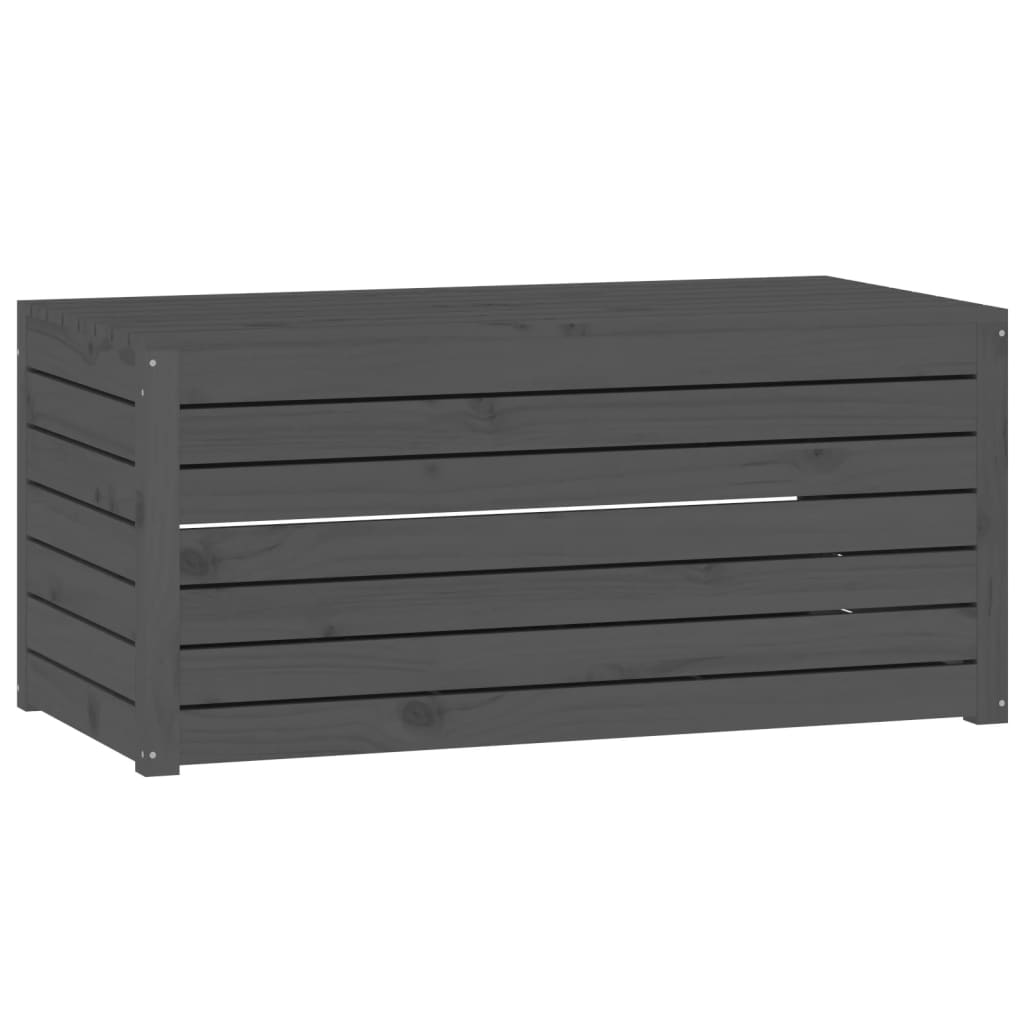 4 Piece Solid Wood Pine Garden Box Set in Elegant Grey