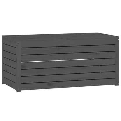 4 Piece Solid Wood Pine Garden Box Set in Elegant Grey