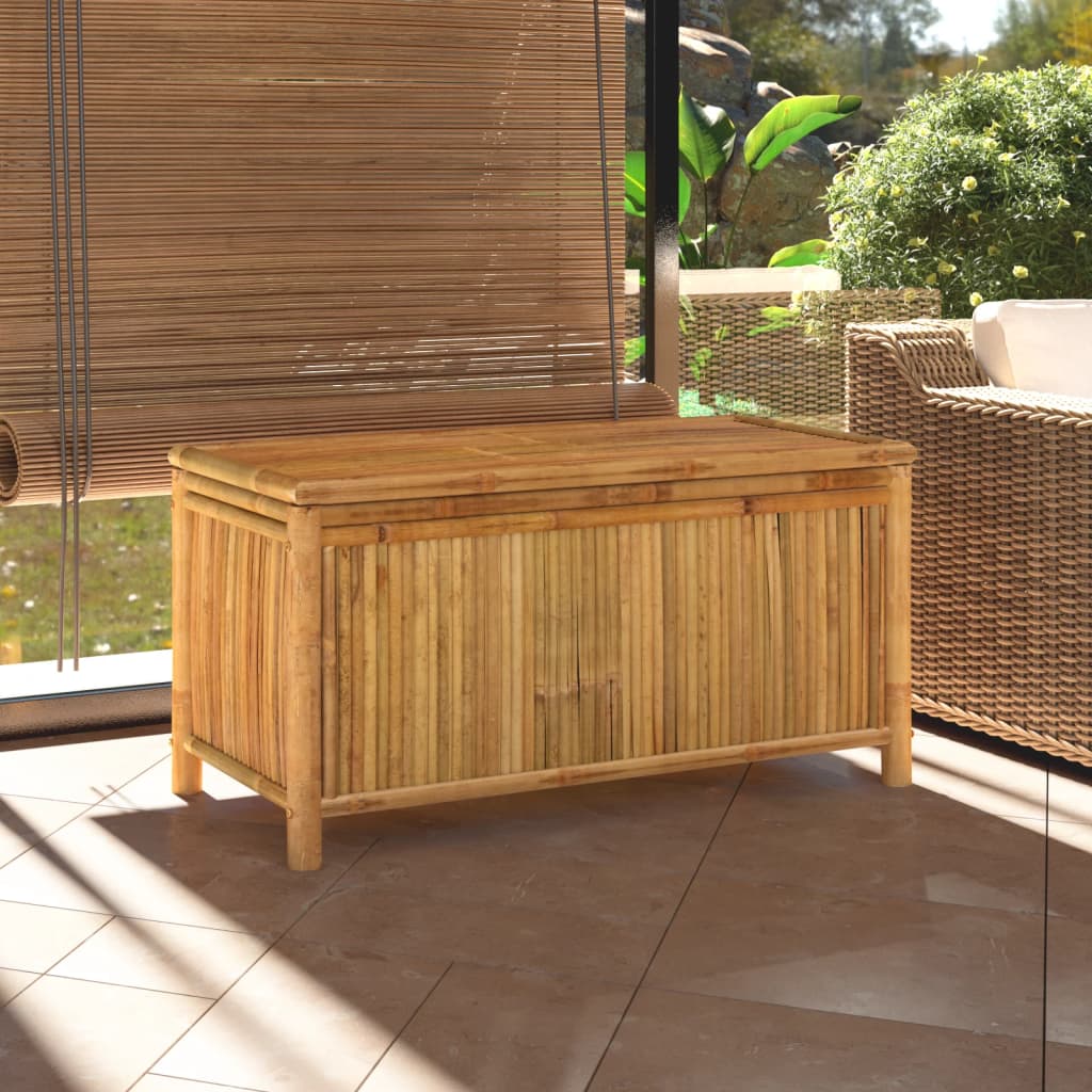 Stylish Bamboo Garden Storage Box 110x52x55cm - Durable & Eco-Friendly
