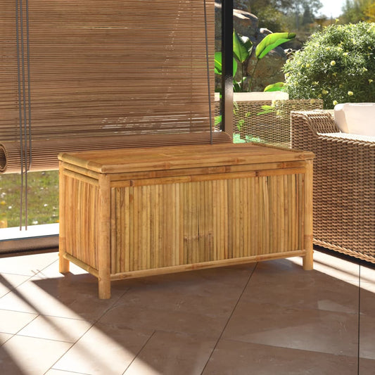 Stylish Bamboo Garden Storage Box 110x52x55cm - Durable & Eco-Friendly