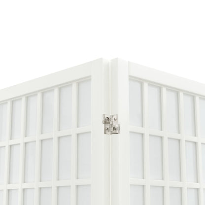 White 3-Panel Japanese-Style Folding Room Divider, 120x170cm