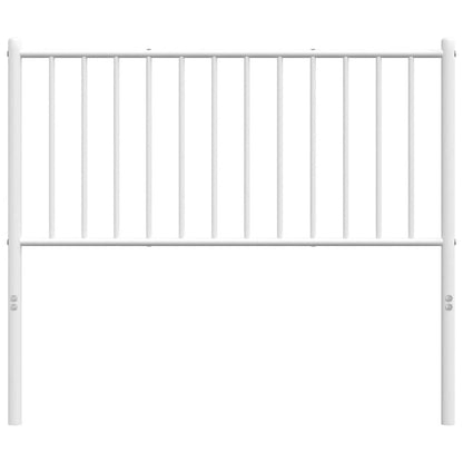 Elegant White Metal Headboard – 100 cm for Stylish Bedrooms