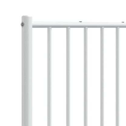 Metal Headboard White 193 cm