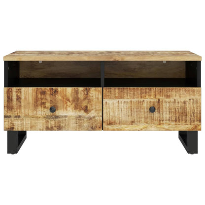 Coffee Table 80x54x40 cm Solid Wood Mango&Engineered Wood