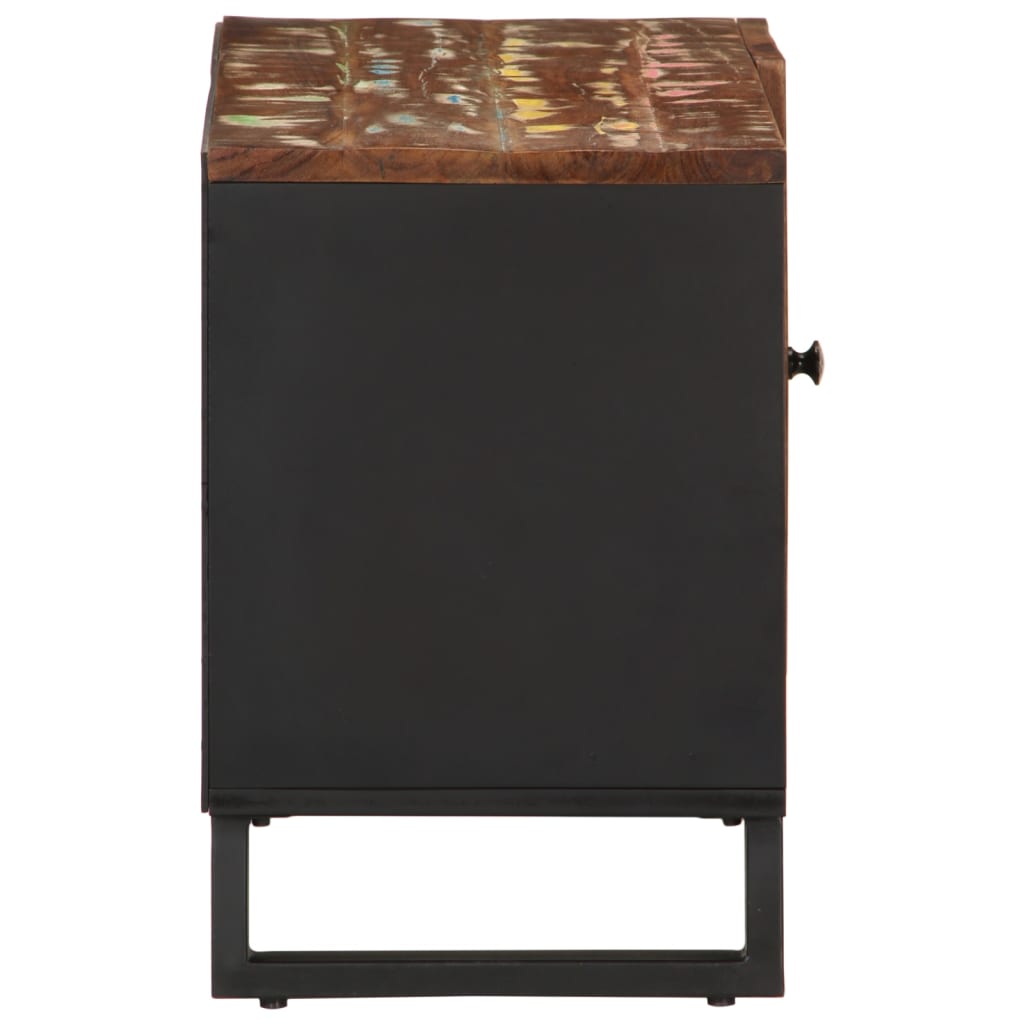 TV Cabinet 80x33x46 cm Solid Wood Reclaimed&Engineered Wood