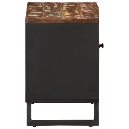 TV Cabinet 80x33x46 cm Solid Wood Reclaimed&Engineered Wood