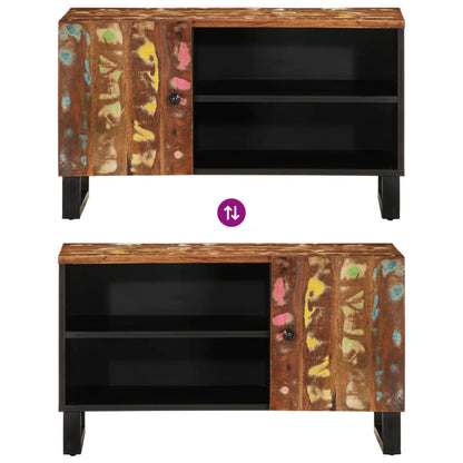 TV Cabinet 80x33x46 cm Solid Wood Reclaimed&Engineered Wood