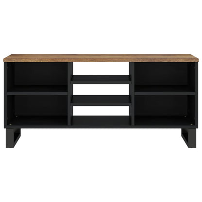 TV Cabinet 100x33x46 cm Solid Wood Mango&Engineered Wood