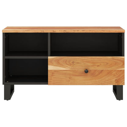TV Cabinet 80x33x46 cm Solid Wood Acacia and Engineered Wood