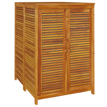 Solid Acacia Garden Storage Box 70x87x104 cm - Durable & Stylish