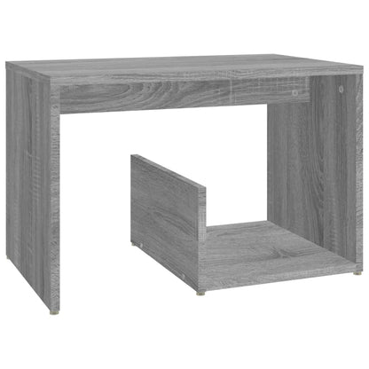 Grey Sonoma Side Table - 59x36x38 cm Engineered Wood