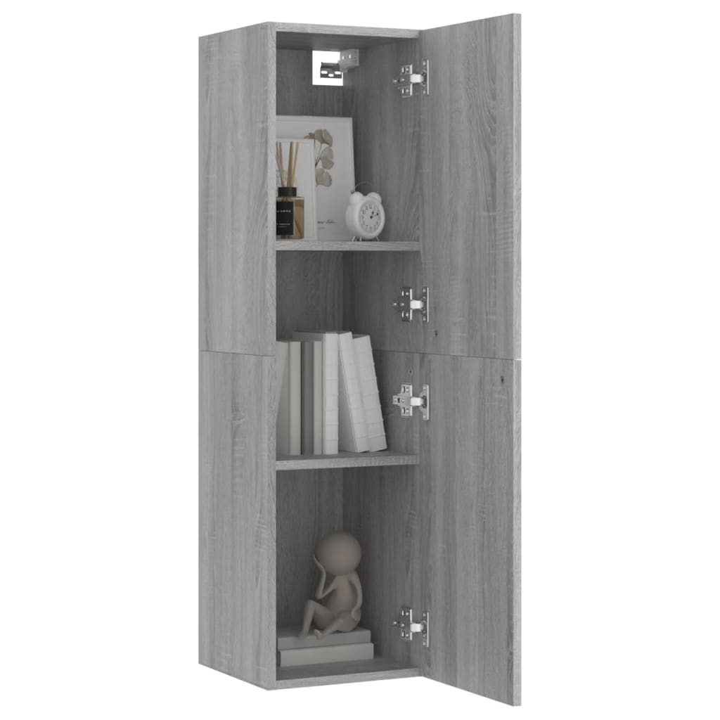 Wall-mounted TV Cabinet Grey Sonoma 30.5x30x110 cm