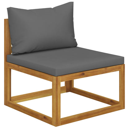 Elegant 3-Piece Acacia Wood Garden Lounge Set with Cushions