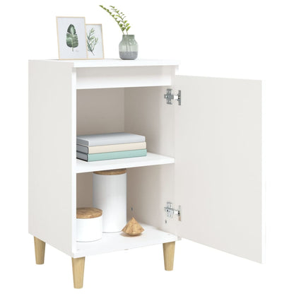 High Gloss White Bedside Cabinets 2pcs, Engineered Wood, 40x35x70 cm