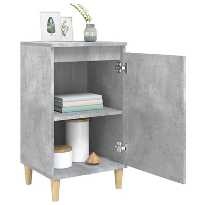 Concrete Grey Bedside Cabinet 40x35x70 cm - Engineered Wood