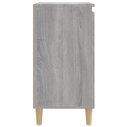 Grey Sonoma Bedside Cabinet 40x35x70cm - Engineered Wood