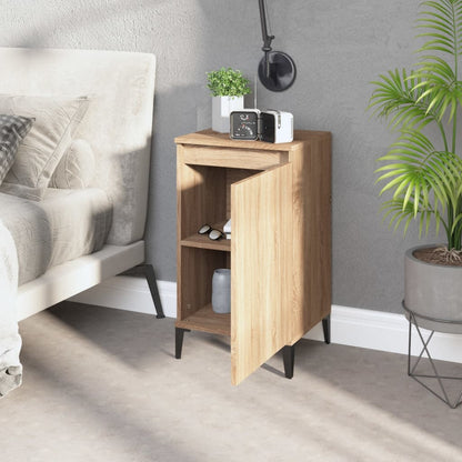 Sonoma Oak Bedside Cabinets Set, 40x35x70 cm, Engineered Wood