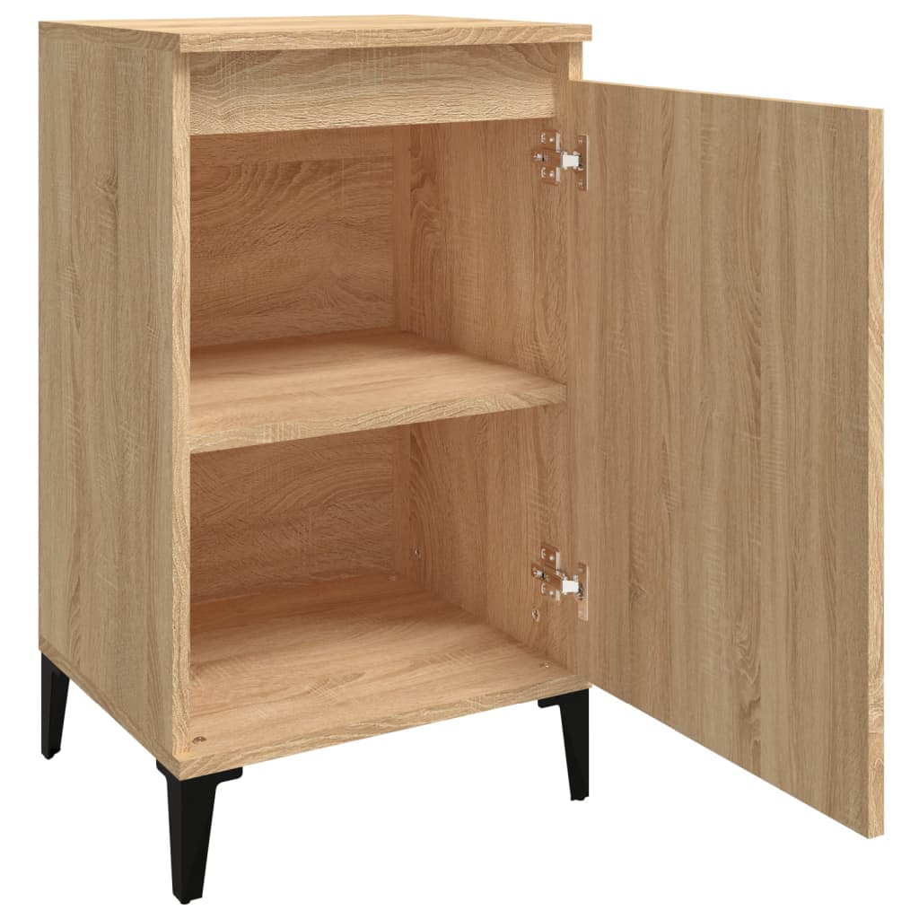 Sonoma Oak Bedside Cabinets Set, 40x35x70 cm, Engineered Wood