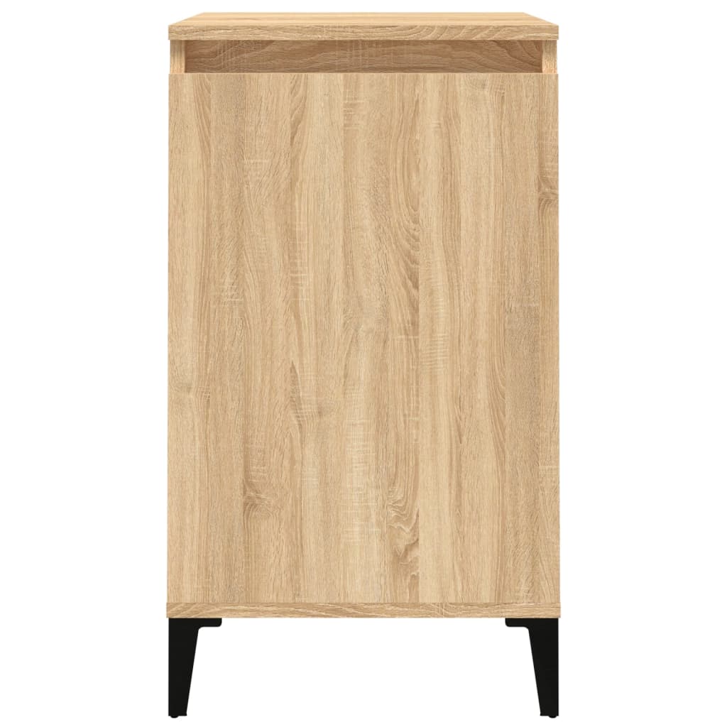 Sonoma Oak Bedside Cabinets Set, 40x35x70 cm, Engineered Wood