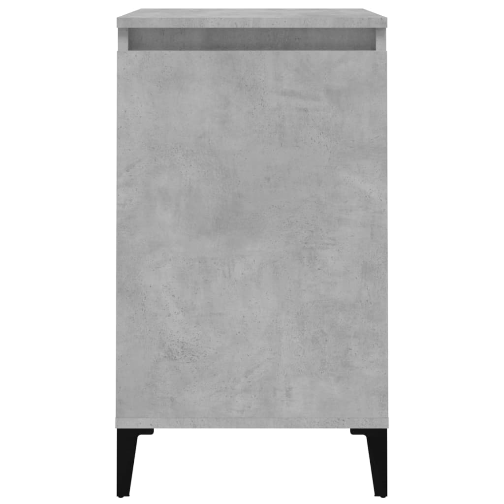Concrete Grey Bedside Cabinets 2 pcs - Engineered Wood 40x35x70 cm