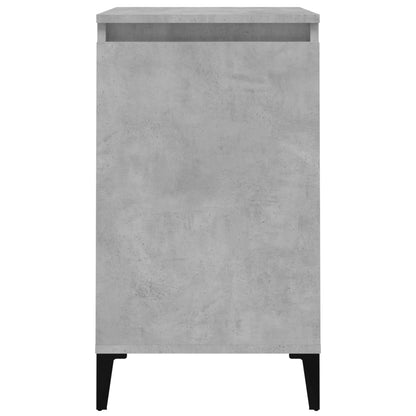 Concrete Grey Bedside Cabinets 2 pcs - Engineered Wood 40x35x70 cm