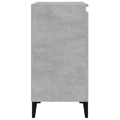Concrete Grey Bedside Cabinets 2 pcs - Engineered Wood 40x35x70 cm