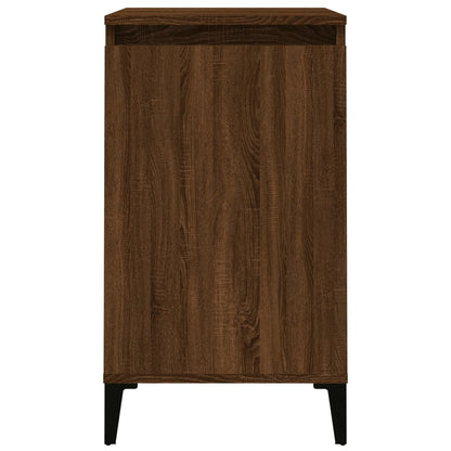 Brown Oak Bedside Cabinets 2 pcs, 40x35x70 cm, Engineered Wood