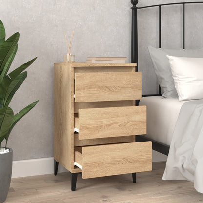 Bedside Cabinet in Sonoma Oak - 40x35x70 cm Engineered Wood