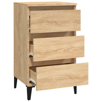 Bedside Cabinet in Sonoma Oak - 40x35x70 cm Engineered Wood