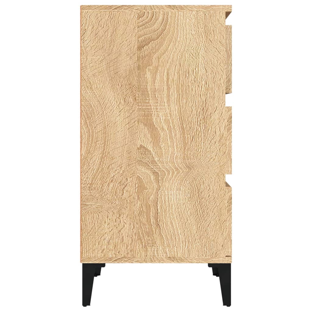 Bedside Cabinet in Sonoma Oak - 40x35x70 cm Engineered Wood