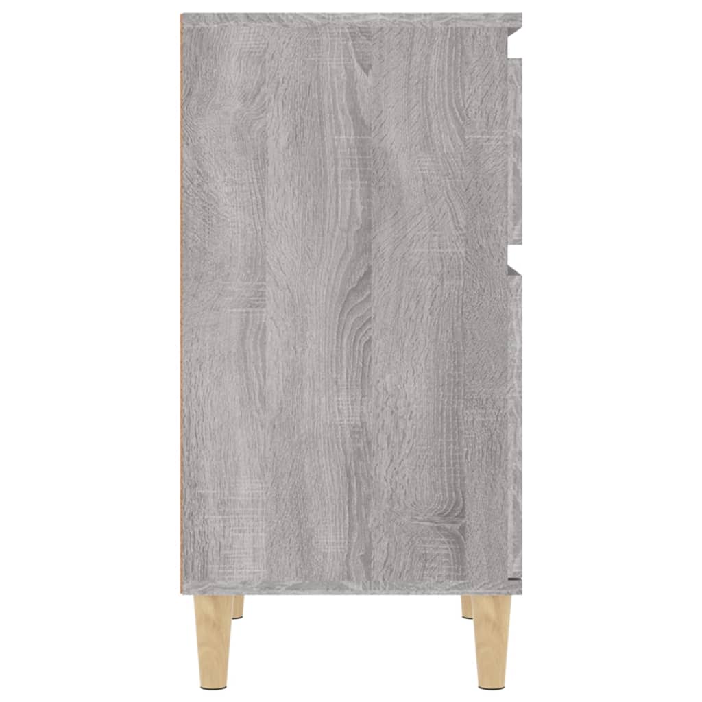 Grey Sonoma Bedside Cabinet - 40x35x70 cm | Stylish & Functional
