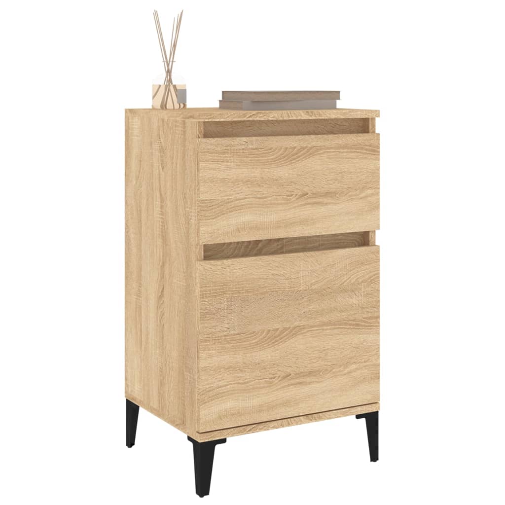 Sonoma Oak Bedside Cabinets 2 pcs - 40x35x70 cm Elegant Storage