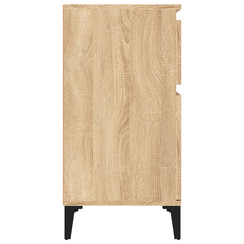 Sonoma Oak Bedside Cabinets 2 pcs - 40x35x70 cm Elegant Storage