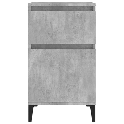 Concrete Grey Bedside Cabinets Set of 2 - 40x35x70 cm