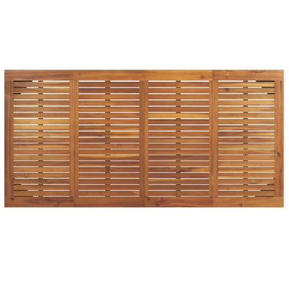 Garden Table with Hairpin Legs 180x90x75 cm Solid Wood Acacia