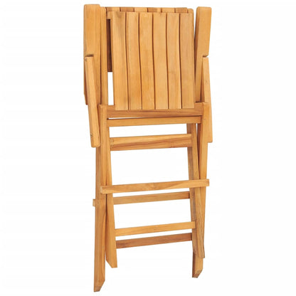 Set of 2 Teak Wood Folding Garden Chairs 55x61x90 cm - Durable & Stylish