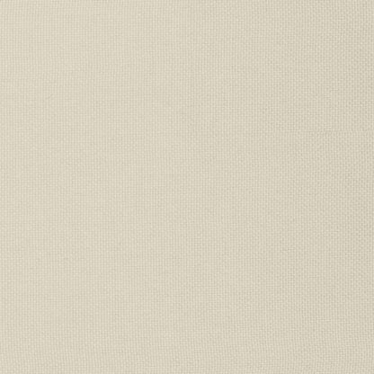 Footstool Cream 51x41x40 cm Fabric
