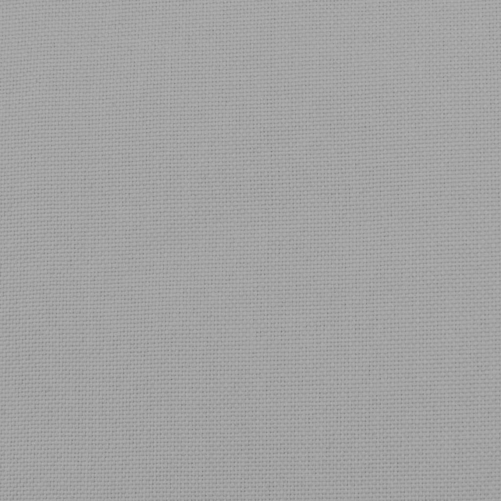 Footstool Light Grey 51x41x40 cm Fabric